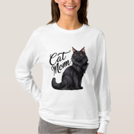 Camiseta Orgulloso Maine Coon Cat Mom T-Shirt