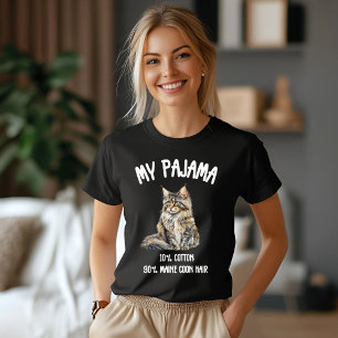Camiseta Orgulloso Maine Coon Pajama Look