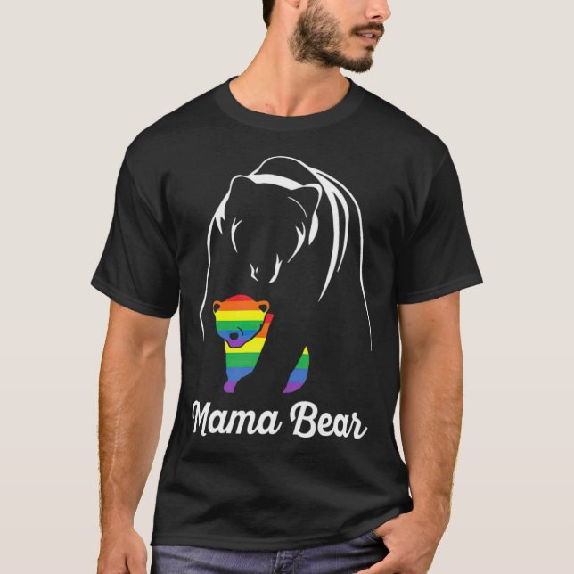 Camiseta Orgulloso Mama Bear Lgbt -escala estándar-4_00x (Anverso)