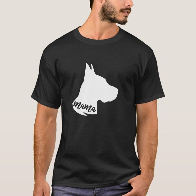 Camiseta Orgulloso Mama Great Dane Dog Gift (Anverso)