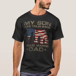 Camiseta Orgulloso Marine Dad