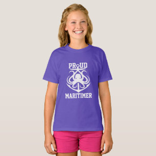 Camiseta Orgulloso Maritimer octopus Lighthouse ruta T-