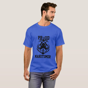 Camiseta Orgulloso Maritimer octopus Lighthouse ruta T-