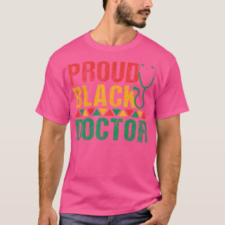 Camiseta Orgulloso Médica negro