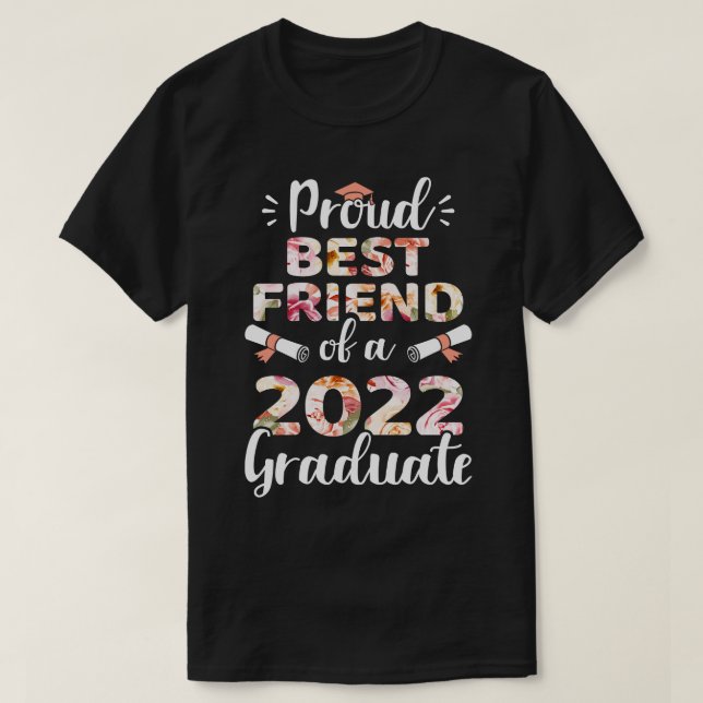 Camiseta Orgulloso mejor amigo de un graduado de 2022 para  (Diseño del anverso)