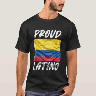 Camiseta Orgulloso Mes de la Herencia Hispana Latina bander
