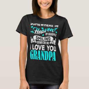 Camiseta Orgulloso Mi Abuelo En El Cielo Feliz Día Del Padr