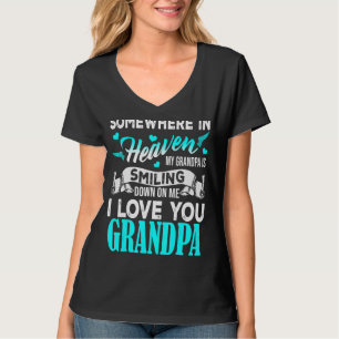 Camiseta Orgulloso Mi Abuelo En El Cielo Feliz Día Del Padr