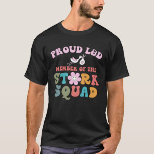 Camiseta Orgulloso miembro de L&D del escuadrón de la cigüe