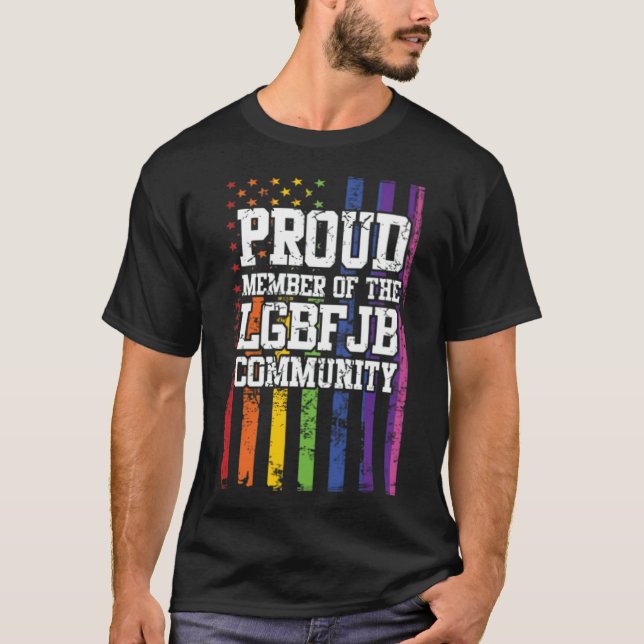 Camiseta Orgulloso Miembro De La Comunidad Lgbt Jb (1) -Sta (Anverso)