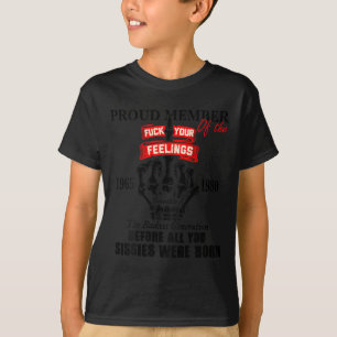 Camiseta Orgulloso Miembro De La Mala Generación X De 1965-