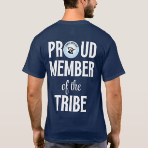 Camiseta Orgulloso miembro de la tribu Blanco