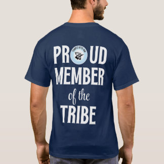 Camiseta Orgulloso miembro de la tribu Blanco