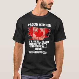 Camiseta Orgulloso Miembro De Pequeña Minoría Fringe Con Un