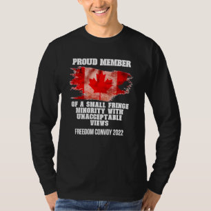 Camiseta Orgulloso Miembro De Pequeña Minoría Fringe Con Un