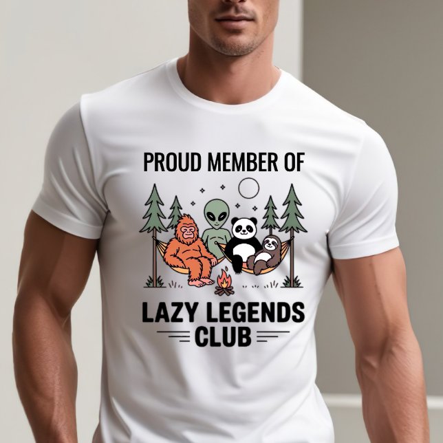 Camiseta Orgulloso miembro del club de las leyendas perezos (Subido por el creador)