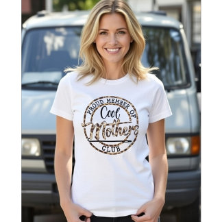 Camiseta Orgulloso Miembro Del Club De Madres Geniales - Le