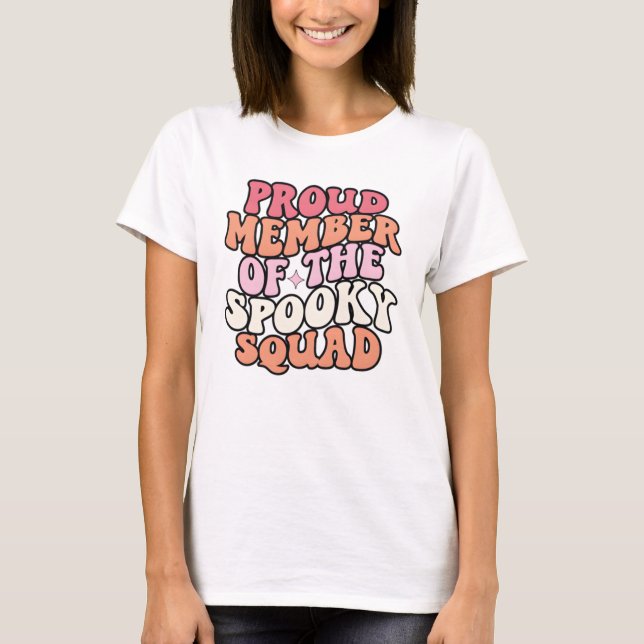 Camiseta Orgulloso miembro del escuadrón espumoso | Hallowe (Anverso)