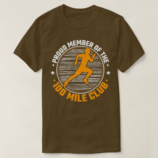 Camiseta Orgulloso Miembro Del Sendero 100 Mile Club Ultra  (Diseño del anverso)