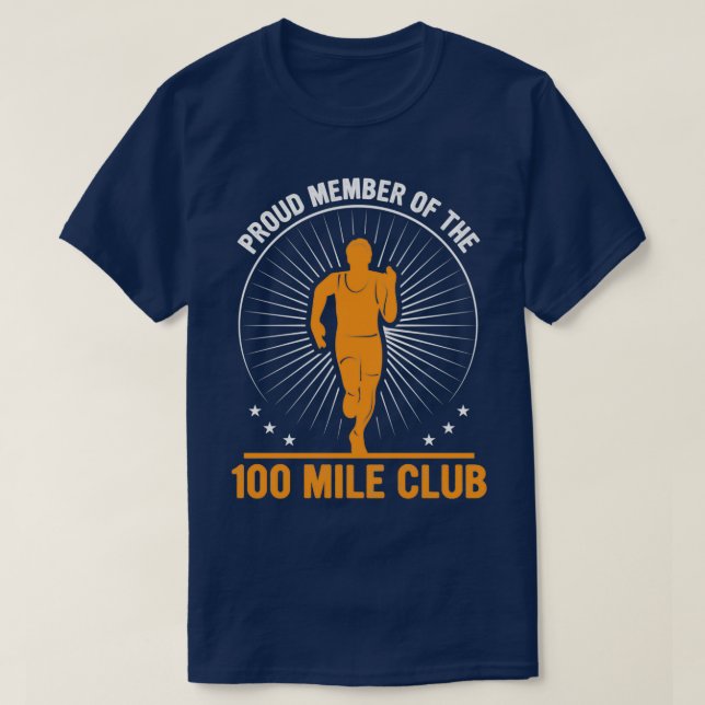 Camiseta Orgulloso Miembro Del Sendero 100 Mile Club Ultra  (Diseño del anverso)