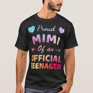 Camiseta Orgulloso Mimi De Adolescente Oficial 13 Años 13 Y