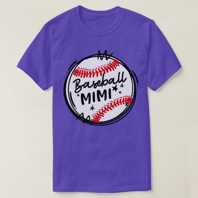 Camiseta Orgulloso Mimi de Béisbol (Diseño del anverso)