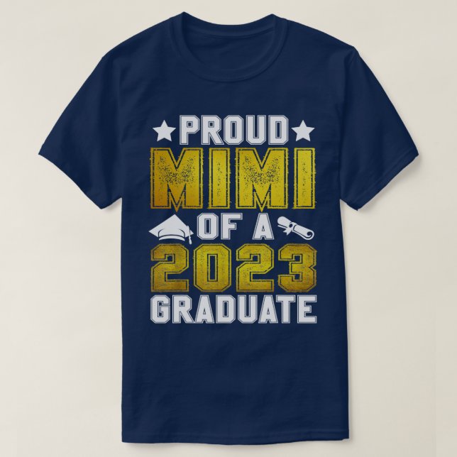 Camiseta Orgulloso Mimi De Un Graduado Superior De 2023 (Diseño del anverso)
