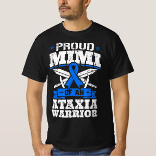 Camiseta Orgulloso Mimi De Un Guerrero De Ataxia Distaxia C