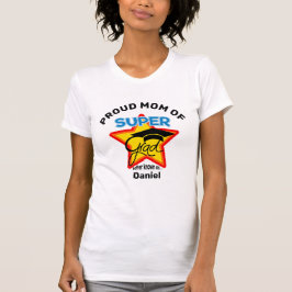 Camiseta ORGULLOSO MOM DE nombre y año súper graduado