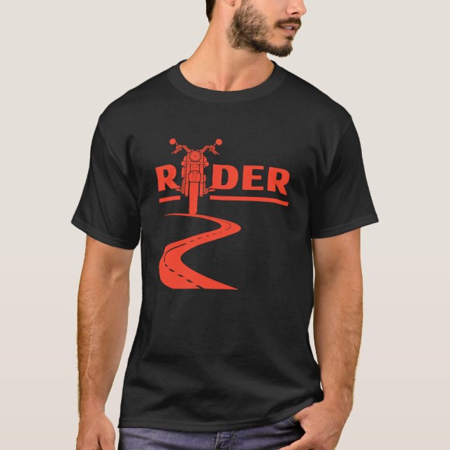 Camiseta Orgulloso motociclista (Anverso)