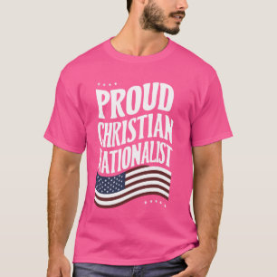 Camiseta Orgulloso nacionalista cristiano