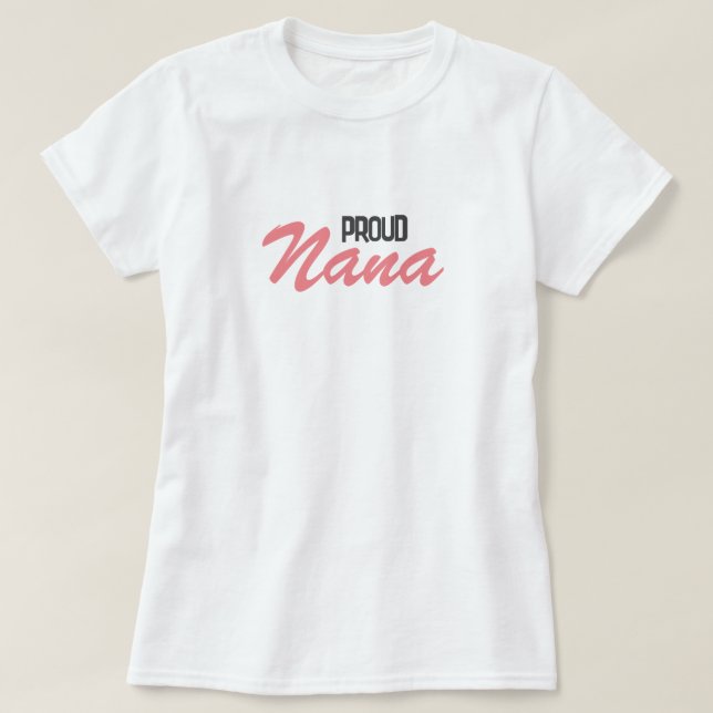 Camiseta Orgulloso Nana (Diseño del anverso)