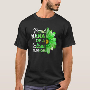 Camiseta Orgulloso Nana De Un Guerrero De La Escoliosis, Ci