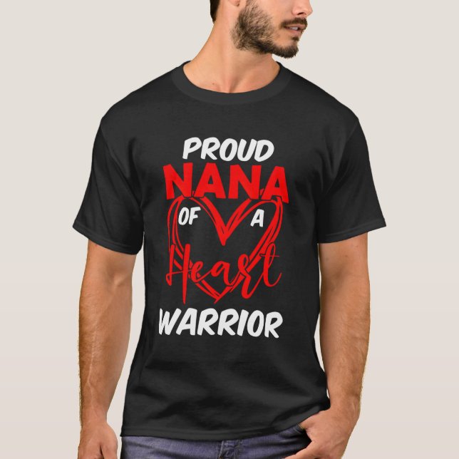Camiseta Orgulloso Nana De Un Niño Guerrero Concienciación (Anverso)
