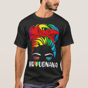 Camiseta Orgulloso Nana Orgullo LGBT Bandera Gay Lesbiana F