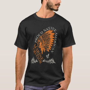 Camiseta Orgulloso nativo americano de vigilancia marina de