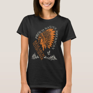 Camiseta Orgulloso nativo americano entrevistador de invest