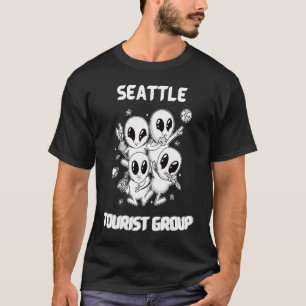 Camiseta Orgulloso Nativo de Seattle Alien  Estado Turista 