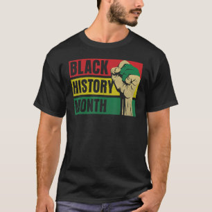 Camiseta Orgulloso negro afroamericano Melanin Orgullo negr
