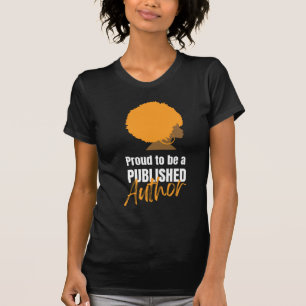 Camiseta ORGULLOSO NEGRO PUBLICADO AUTOR Afro Queen