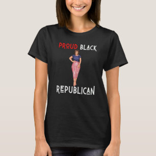 Camiseta Orgulloso negro republicano Melanin Chica Magia Pa