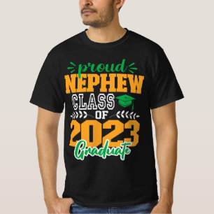 Camiseta Orgulloso NEPHEW de clase 2023 MODERNO SCRIPT GRAD