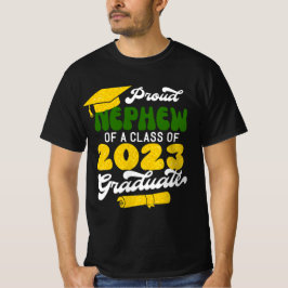 Camiseta Orgulloso NEPHEW de una clase de 2023 Graduate Ret
