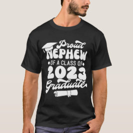 Camiseta Orgulloso NEPHEW de una clase de 2023 Graduate Ret