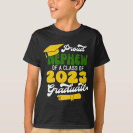 Camiseta Orgulloso NEPHEW de una clase de 2023 Graduate Ret