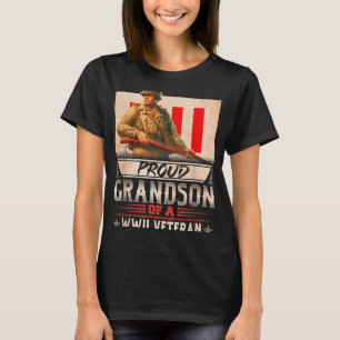 Camiseta Orgulloso Nieto De Un Veterano De Wwii