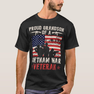 Camiseta Orgulloso Nieto De Un Veterano Vietnamita  Orgullo