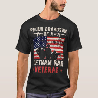 Camiseta Orgulloso Nieto De Un Veterano Vietnamita| Orgullo