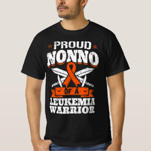 Camiseta Orgulloso No De Un Guerrero De La Leucemia, Abuelo