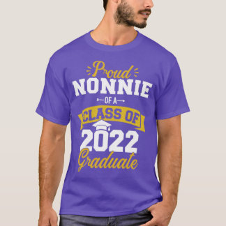 Camiseta Orgulloso nonnie de una clase de graduado de 2022 